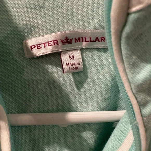 🍀 PETER MILLAR EUC 1/4 ZIP SPORT TOP SIZE MEDIUM - Picture 9 of 9